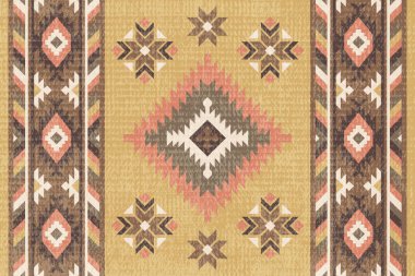 Kilim ve Navajo Halı Modern Deseni yüksek çözünürlüklü trend renkleriyle