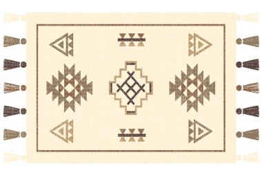 Kilim ve Navajo Halı Modern Deseni yüksek çözünürlüklü trend renkleriyle