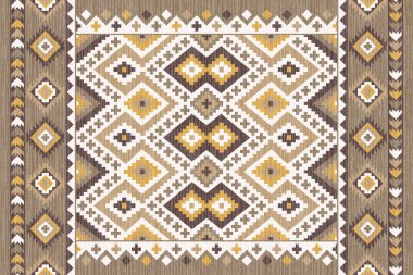 Kilim ve Navajo Halı Modern Deseni yüksek çözünürlüklü trend renkleriyle