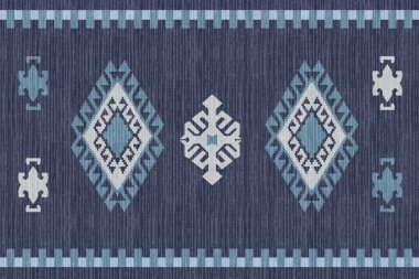 Kilim ve Navajo Halı Modern Deseni yüksek çözünürlüklü trend renkleriyle