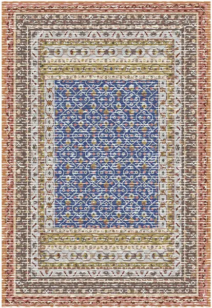 Halk sanatı ve çiçek tasarımı modern desenli Vektör Halı ve dokusu yüksek çözünürlüklü trend renklere sahip