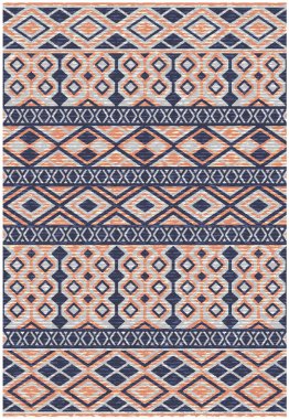 Yüksek çözünürlüklü trend renkleriyle Geometrik Halı Modern Deseni