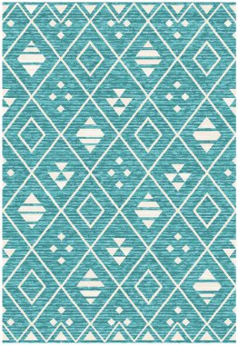 Yüksek çözünürlüklü trend renkleriyle Geometrik Halı Modern Deseni