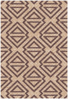 Yüksek çözünürlüklü trend renkleriyle Geometrik Halı Modern Deseni