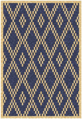 Yüksek çözünürlüklü trend renkleriyle Geometrik Halı Modern Deseni