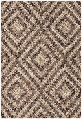 Yüksek çözünürlüklü trend renkleriyle Geometrik Halı Modern Deseni