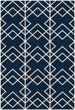 Yüksek çözünürlüklü trend renkleriyle Geometrik Halı Modern Deseni
