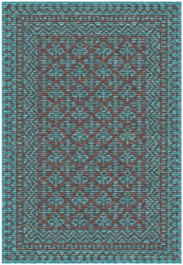 Yüksek çözünürlüklü trend renkleriyle Geometrik Halı Modern Deseni