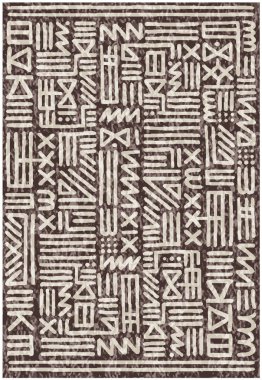 Yüksek çözünürlüklü trend renkleriyle Geometrik Halı Modern Deseni