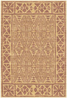 Yüksek çözünürlüklü trend renkleriyle Geometrik Halı Modern Deseni