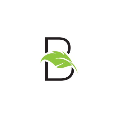 yaprak logosu ile B harfi