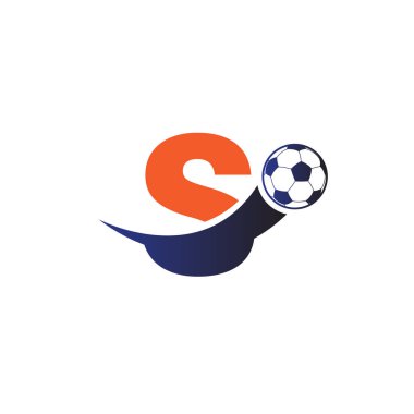 Futbol topu logolu S harfi