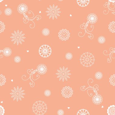 Renkli çiçekler ve çaydanlıklar, pürüzsüz desenler, parmak izleri. Renkli çizgi çizim şablonu arka planlar pürüzsüz yüzey deseni tasarımı. 