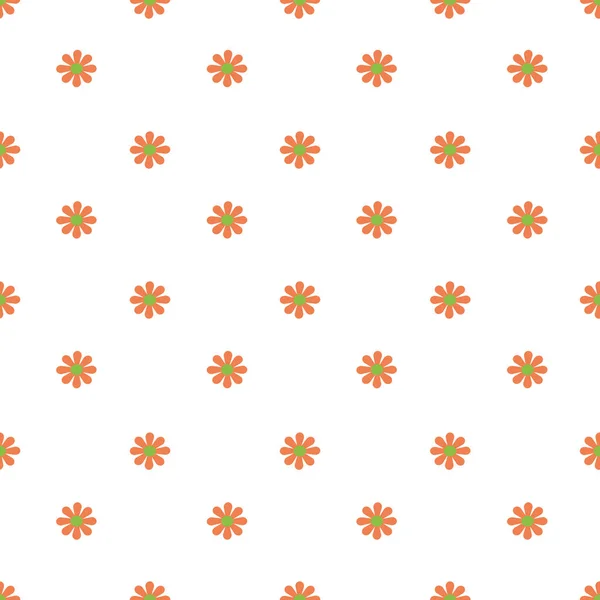 Цветы Ромашки Бесшовный Узор Фон Печати Бесшовный Узор Фон Печати — стоковый вектор