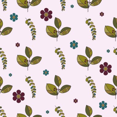 Doğa bitkileri ve sonbahar mevsimi ve desenler, kusursuz desen, parmak izi arka plan, kusursuz desen, parmak izi arka plan.