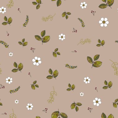 Doğa bitkileri ve sonbahar mevsimi ve desenler, kusursuz desen, parmak izi arka plan, kusursuz desen, parmak izi arka plan.