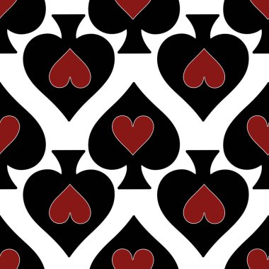 Sohbet amaçlı oyun kalıpları pürüzsüz yüzey desenleri, vektör tekrarlama kalıpları, kalpler, atlar, çekler, dişli desenler. Sohbet oyunu kusursuz bir şekilde takılır.