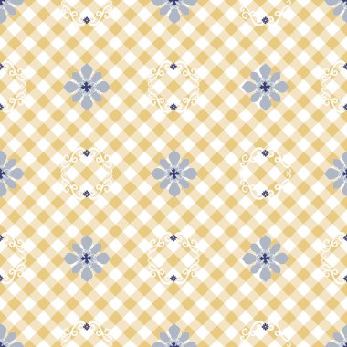 Arka planda sahte fayans desenleri pürüzsüz yüzey desenleri çiçekli geometrik desenler, şekiller . 