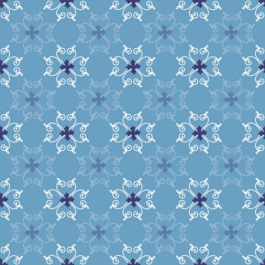 Arka planda sahte fayans desenleri pürüzsüz yüzey desenleri çiçekli geometrik desenler, şekiller . 