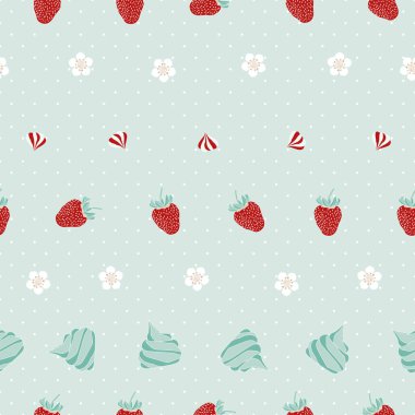 Klasik bir çağdan kalma 60 'lı yılların mutfağı. Modern bir yaşam tarzı. Çilek, krema, küçük balıklar, havayı yumuşatmak için milkshake. 