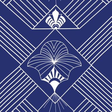 Art Deco, Caz Çağı 'nın müsrif yaşam tarzları, geometrik ve simetrik şekiller kalın eğriler veya ince çizgiler, modern bir bükülme