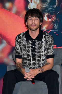 20 Mart 2023, Mexico City: İngiliz şarkıcı Louis Tomlinson, 20 Mart 2023 'te Mexico City, Mexico City' deki 