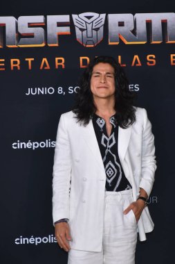 30 Mayıs 2023, Mexico City: Aktör Cristo Fernandez, Transformers 'ın kırmızı halısına katılır: Cinepolis Perisur' da Canavarların Yükselişi Film Prömiyeri, 30 Mayıs 2023, Mexico City. Fotoğraf: Carlos Tischler / Eyepix Group)