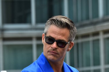 29 Mart 2023, Mexico City: Amerikalı aktör Chris Pine Zindanlar ve Ejderhalar için düzenlenen basın toplantısında konuşuyor: Dört Mevsim Meksika 'da Hırsızlar Arasında Onur. 29 Mart 2023 'te Mexico City' de. Fotoğraf: Carlos Tischler / Göz