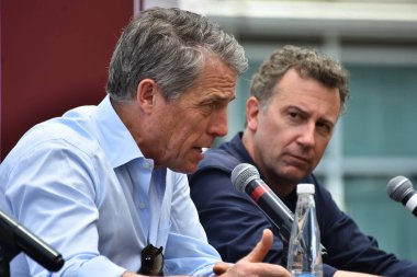 29 Mart 2023, Mexico City İngiliz aktör Hugh Grant Zindanlar ve Ejderhalar için yapılan basın konferansında konuşuyor: Dört Mevsim Meksika 'da Hırsızlar Arasında Onur. 29 Mart 2023 'te Mexico City' de. Fotoğraf: Carlos Tischler / Eyepi