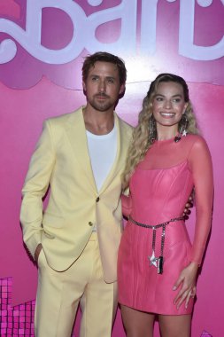 6 Temmuz 2023, Mexico City Ryan Gosling ve Margot Robbie Toreo Parque Central 'daki Barbie için pembe halıya katıldılar. 6 Temmuz 2023 'te Mexico City, Meksika' da. Fotoğraf: Carlos Tischler / Eyepix Group)