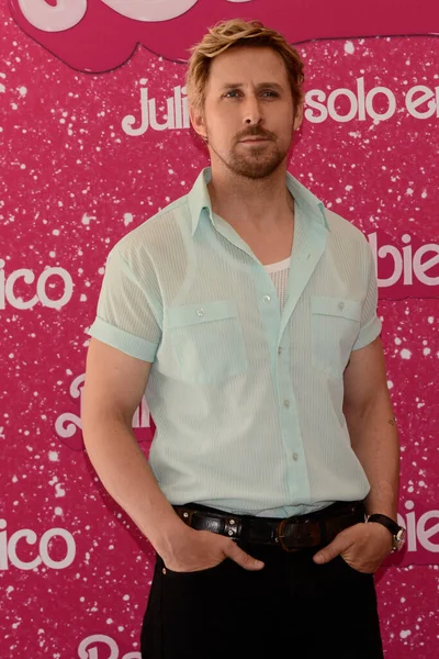 Juli 2023 Mexico City Mexico Ryan Gosling Poseert Voor Foto — Stockfoto