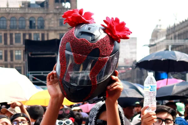 Nisan 2023 Mexico City Meksika Binlerce Spanyol Şehir Şarkıcısı Rosalia — Stok fotoğraf