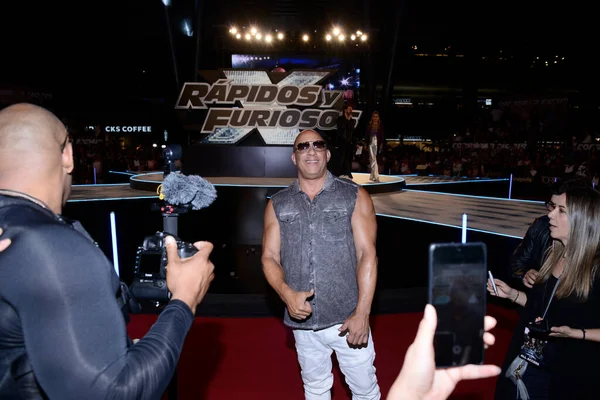 Mayo 2023 Ciudad México México Actor Estadounidense Vin Diesel Asiste — Foto de Stock