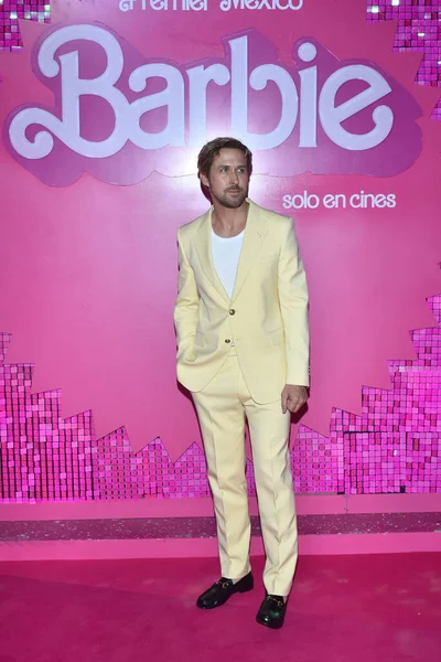 Julho 2023 Cidade México México Ator Ryan Gosling Participa Tapete — Fotografia de Stock