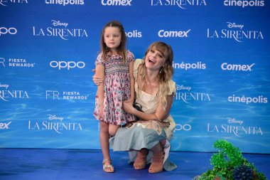 11 Mayıs 2023, Mexico City: Ana Layevska Toreo Parque Central 'daki küçük Deniz Kızı filminin galasına katıldı. 11 Mayıs 2023 'te Mexico City' de. Fotoğraf: Eyepix Group)