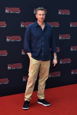 29 Mart 2023, Mexico City: Yönetmen Jonathan Goldstein, Four Season Mexico 'daki Zindanlar ve Ejderhalar için yapılan fotoğraf ve basın toplantısına katıldı. 29 Mart 2023 'te Mexico City' de. (Fotoğraf: Carlos Tisc