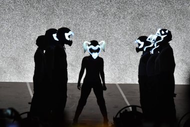 28 Nisan 2023, Mexico City, Meksika: 30 yaşındaki İspanyol pop şarkıcısı Rosalia, 