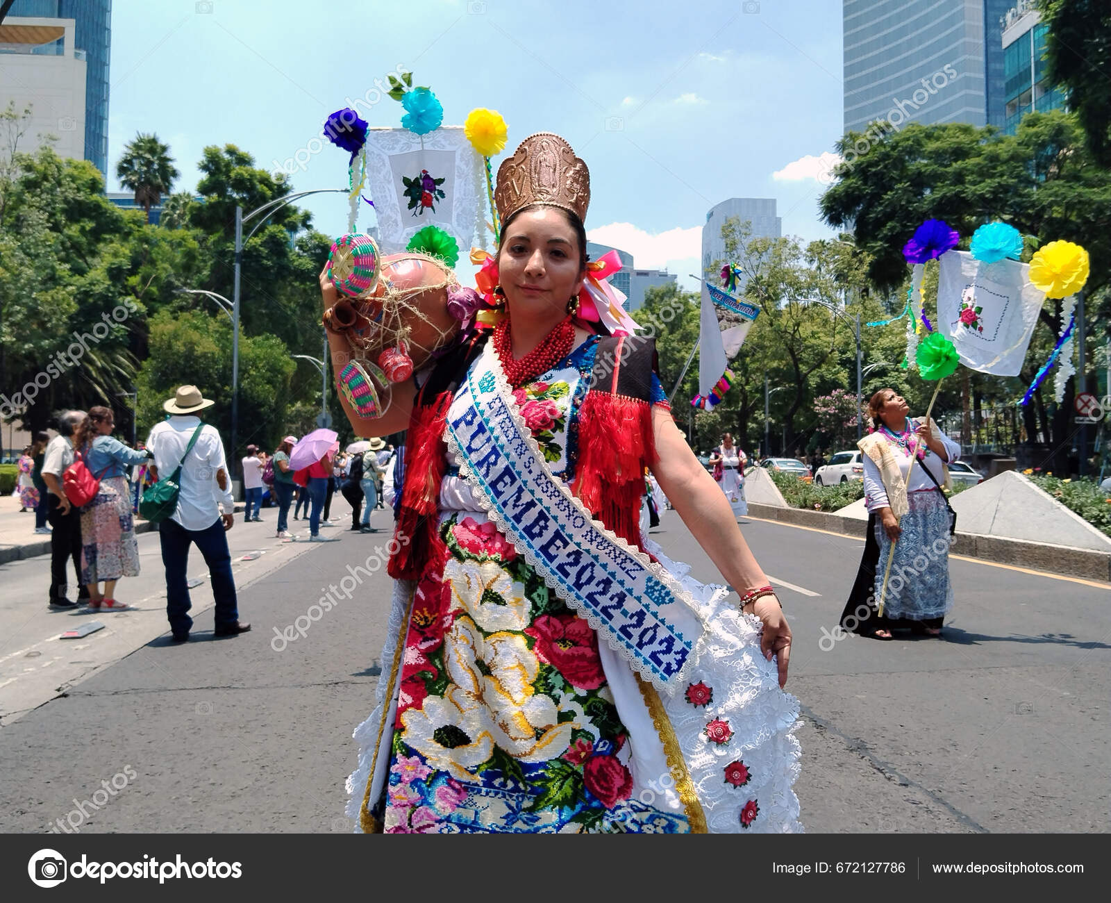August 2023 Mexico City Mexico Various Indigenous Organizations
