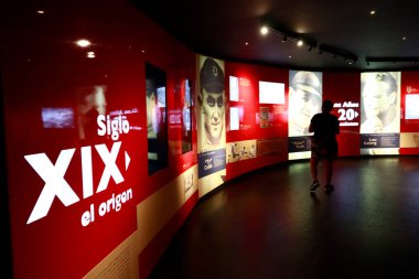 28 Ekim 2022, Monterrey, Meksika: Meksika Beyzbol Şöhretler Müzesi Dünya ve Meksika beysbol tarihinin eserlerini Nuevo Leon Eyaleti 'ndeki Fundidora Parkı' nda sergilediği sergi