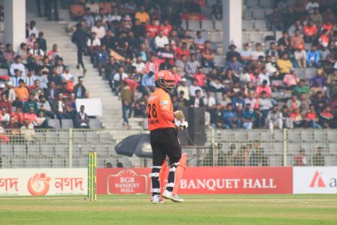 28 Ocak 2023, Sylhet-Bangladeş: Khulna Tiger takım vurucusu TAMIM IQBAL, Bangladeş Premier Ligi 'nde (BPL) Komilla Victorian ile Khulna Tigers arasındaki maçta Sylhet Uluslararası Kriket Stadyumu 2023