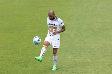 23 Temmuz 2022, Mexico City, Meksika: Brezilyalı Daniel Alves da Silva Pumas UNAM futbol kulübünün yeni üyesi olarak Pumas antrenman tesisinde sahada