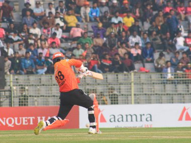 28 Ocak 2023, Sylhet-Bangladeş: Khulna Tiger takım vurucusu TAMIM IQBAL, Bangladeş Premier Ligi 'nde (BPL) Komilla Victorian ile Khulna Tigers arasındaki maçta Sylhet Uluslararası Kriket Stadyumu 2023