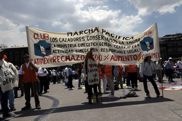 Julio 2023 Ciudad México México Trabajadores Empresarios Industria Peleas Corridas — Foto de Stock