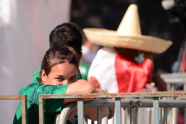 Ноября 2022 Года Мехико Мексика Фанаты Мексики Приняли Участие Фестивале — стоковое фото
