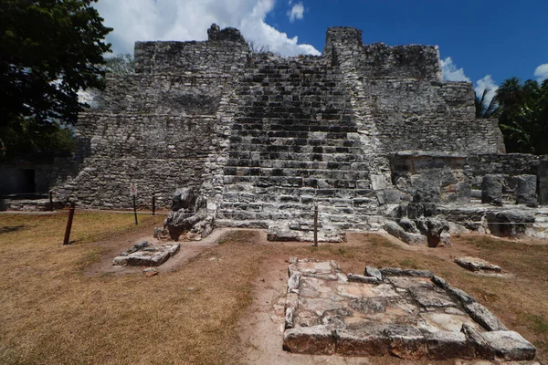 Mei 2023 Cancun Quintana Roo Meco Archeologische Zone Een Archeologische — Stockfoto
