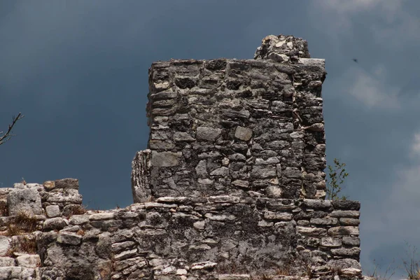 Maggio 2023 Cancun Quintana Roo Zona Archeologica Meco Sito Archeologico — Foto Stock