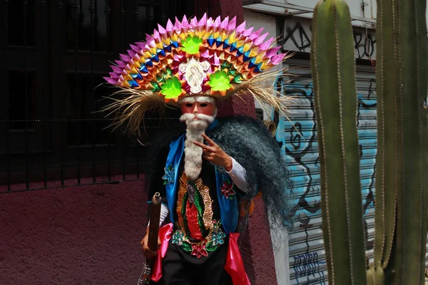Maja 2023 Mexico City Meksyk Mieszkańcy Dzielnicy Peon Los Baos — Zdjęcie stockowe