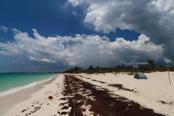 Mayo 2023 Cancún México Las Playas Del Caribe Mexicano Continúan — Foto de Stock