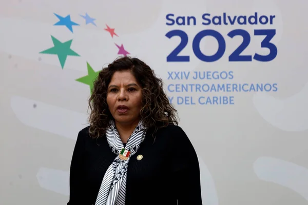 Czerwca 2023 Mexico City Meksyk Przewodniczący Meksykańskiego Komitetu Olimpijskiego Maria — Zdjęcie stockowe