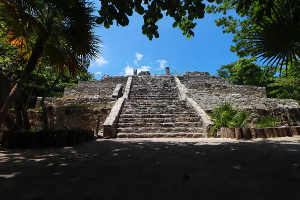 Maggio 2023 Cancun Messico Zona Archeologica San Liguelito Sito Otto — Foto Stock